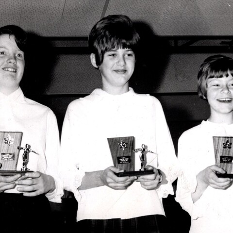 Peggy Soutar, Bev Williams, Sandy McEachern