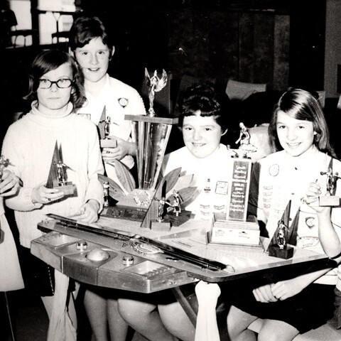 Theresa O'Brien, Lana Myers, Dorthy Lucking, Fern Kerr, Cyndie Lynn McKay, Sherry Lee McKay 1970s